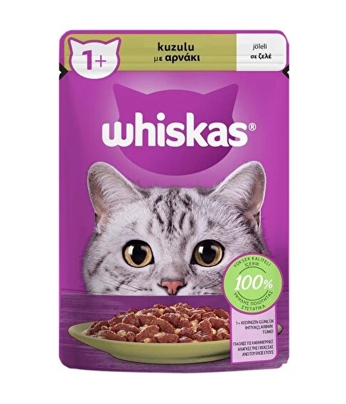 Whiskas - Whiskas Kuzu Etli Pouch 85 Gr X 28 Adet (443951)