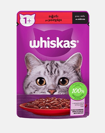 Whiskas - Whiskas Sığır Etli Pouch 85 Gr X 28 Adet (443926)