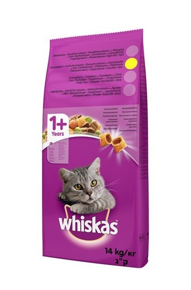 Whiskas - Whiskas Tavuklu Yetişkin Kedi Maması 14 Kg (149657)