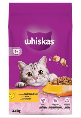 Whiskas - Whiskas Tavuklu Yetişkin Kedi Maması 3.8 Kg