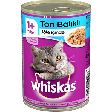 Whiskas - Whiskas Ton Balıklı Kedi Konserve 400 Gr X 24 Adet (450167)