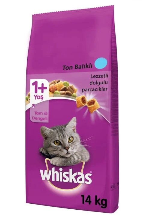 Whiskas Ton Balıklı Yetişkin Kedi Maması 14 Kg