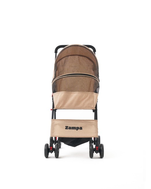 Zampa Aero Kedi & Köpek Arabası Kahverengi 42×69×96 cm (ZS-101-BR) - Thumbnail