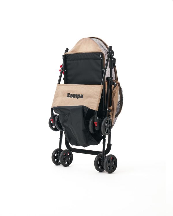 Zampa Aero Kedi & Köpek Arabası Kahverengi 42×69×96 cm (ZS-101-BR)