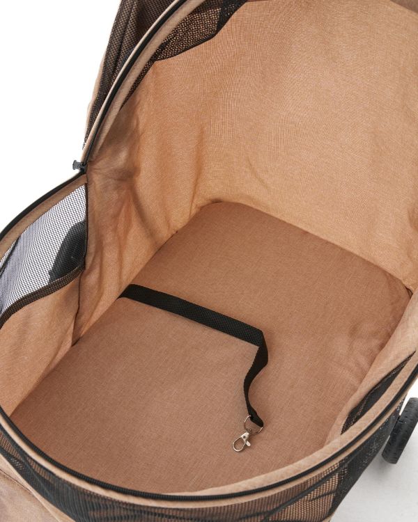 Zampa Aero Kedi & Köpek Arabası Kahverengi 42×69×96 cm (ZS-101-BR)