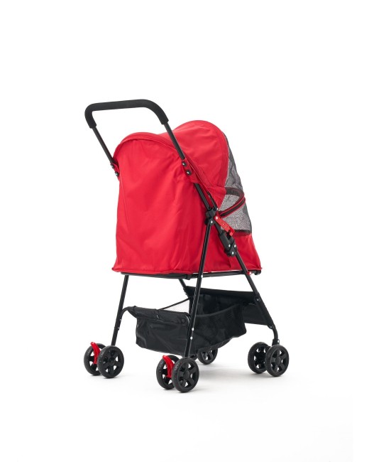 Zampa Aero Kedi & Köpek Arabası Kırmızı 42×69×96 cm (ZS-101-R) - Thumbnail