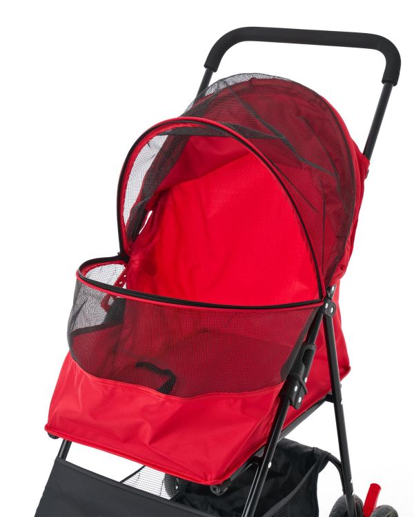 Zampa Aero Kedi & Köpek Arabası Kırmızı 42×69×96 cm (ZS-101-R)