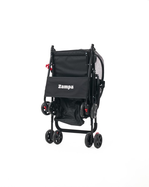 Zampa Aero Kedi & Köpek Arabası Siyah 42×69×96 cm (ZS-101-B) - Thumbnail