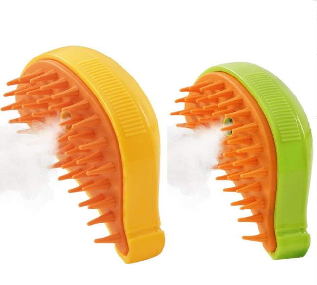 Zampa - Zampa Balık Tasarımlı Buharlı Kedi Köpek Yıkama Tarak (Xrk-06)