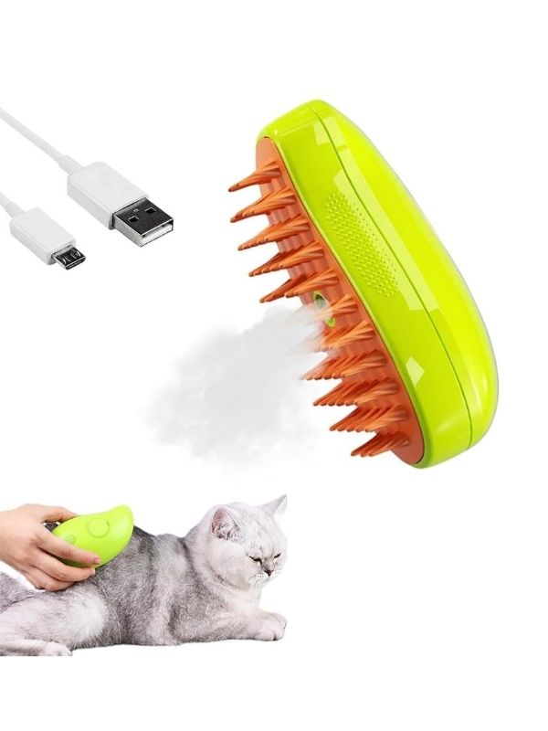 Zampa Buharlı Kedi & Köpek Tüy Bakım ve Tarama Fırçası XRK-04