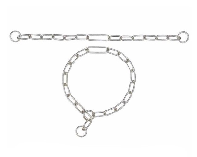 Zampa - Zampa Çelik Zincir Köpek Eğitim Tasması 65 Cm X 3 Adet