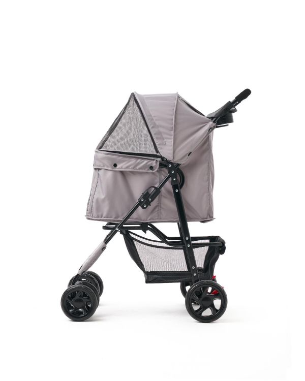 Zampa Core Kedi & Köpek Arabası Gri 37×55×96 cm (ZS-102-4-G)