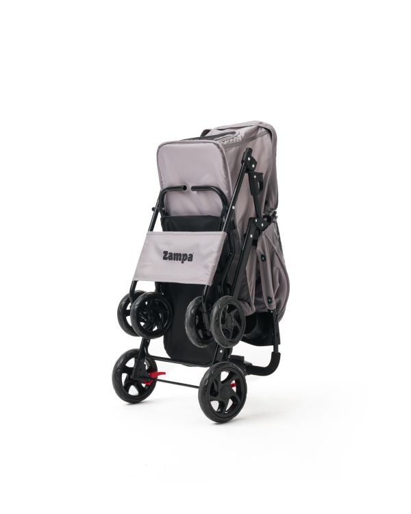 Zampa Core Kedi & Köpek Arabası Gri 37×55×96 cm (ZS-102-4-G)