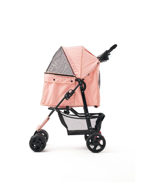 Zampa Core Kedi & Köpek Arabası Pembe 37×55×96 cm (ZS-102-4-P)