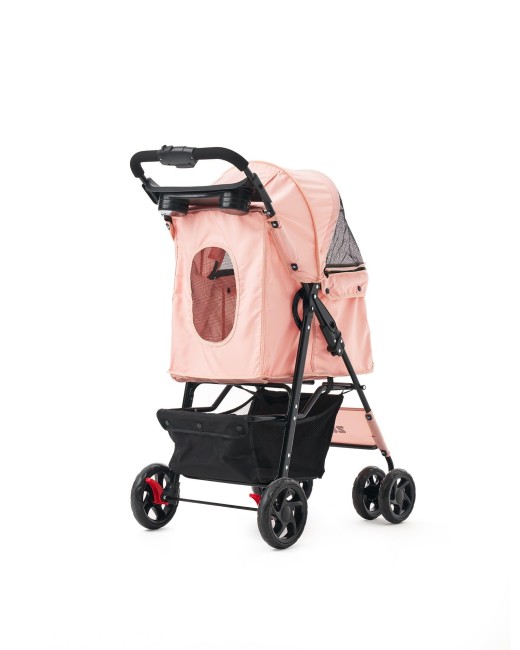 Zampa Core Kedi & Köpek Arabası Pembe 37×55×96 cm (ZS-102-4-P) - Thumbnail