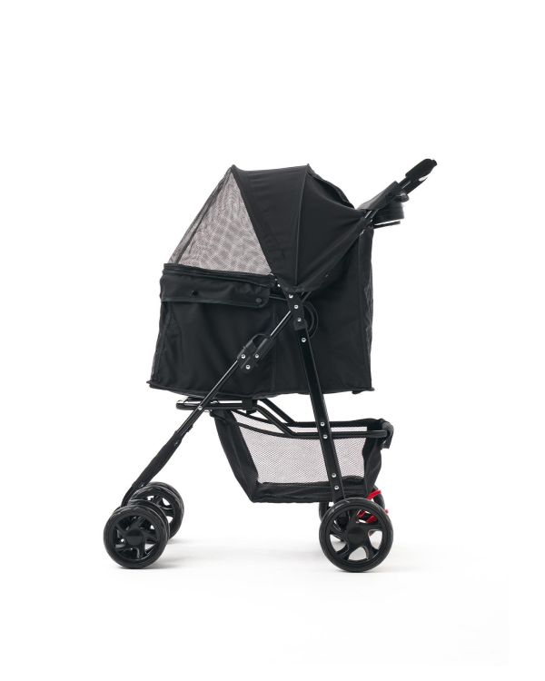 Zampa Core Kedi & Köpek Arabası Siyah 37×55×96 cm (ZS-102-4-B)