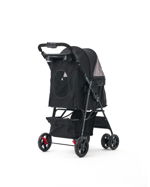 Zampa Core Kedi & Köpek Arabası Siyah 37×55×96 cm (ZS-102-4-B) - Thumbnail