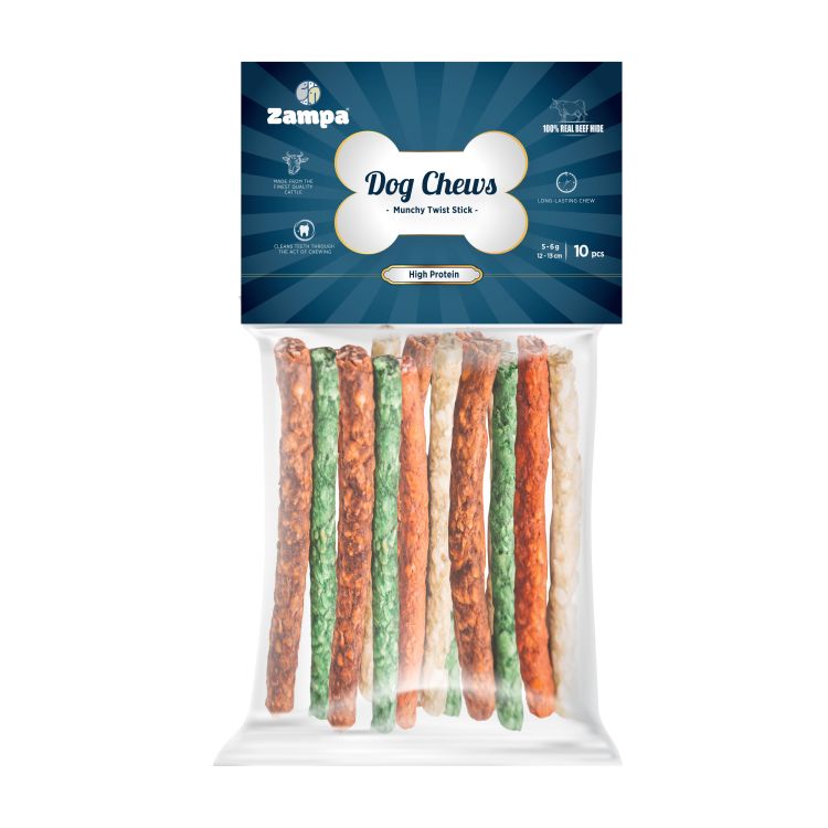 Zampa (DC4614) Munchy Burgu Çubuk (Sticks) Kemik Köpek Ödülü 10 lu 5g