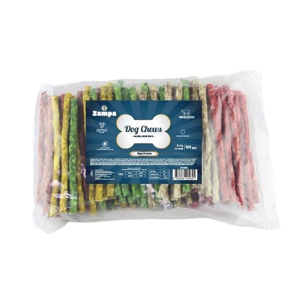 Zampa (DC4645) Munchy Burgu Çubuk (Sticks) Kemik Köpek Ödülü 100 lü 5g