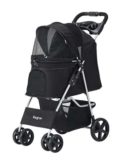 Zampa - Zampa Favorite Kedi Köpek Arabası Siyah SP02PB 46x78x99 Cm