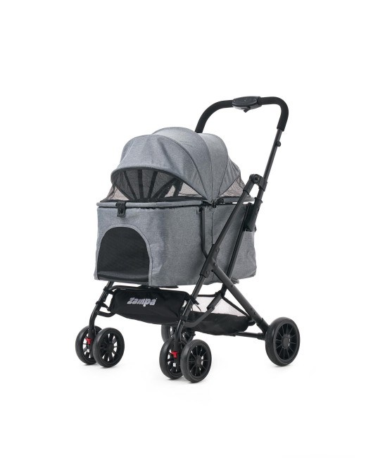 Zampa - Zampa Flow Kedi & Köpek Arabası Gri 53×73×97 cm (ZS-104-G)