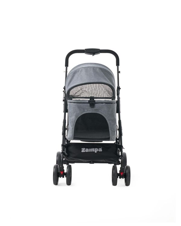 Zampa Flow Kedi & Köpek Arabası Gri 53×73×97 cm (ZS-104-G)