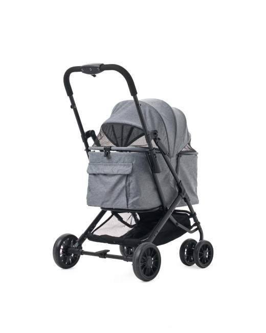 Zampa Flow Kedi & Köpek Arabası Gri 53×73×97 cm (ZS-104-G) - Thumbnail