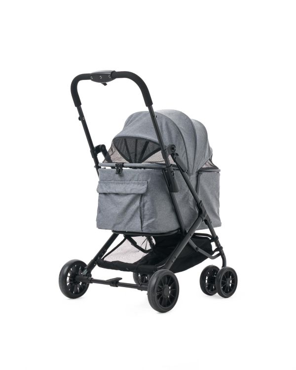 Zampa Flow Kedi & Köpek Arabası Gri 53×73×97 cm (ZS-104-G)