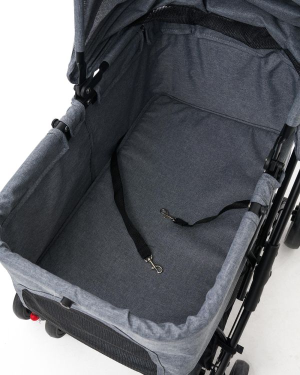 Zampa Flow Kedi & Köpek Arabası Gri 53×73×97 cm (ZS-104-G)