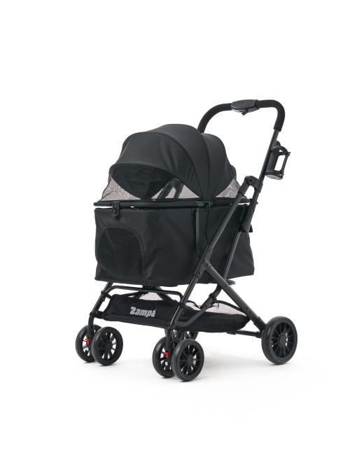 Zampa - Zampa Flow Kedi & Köpek Arabası Siyah 53×73×97 cm (ZS-104-B)