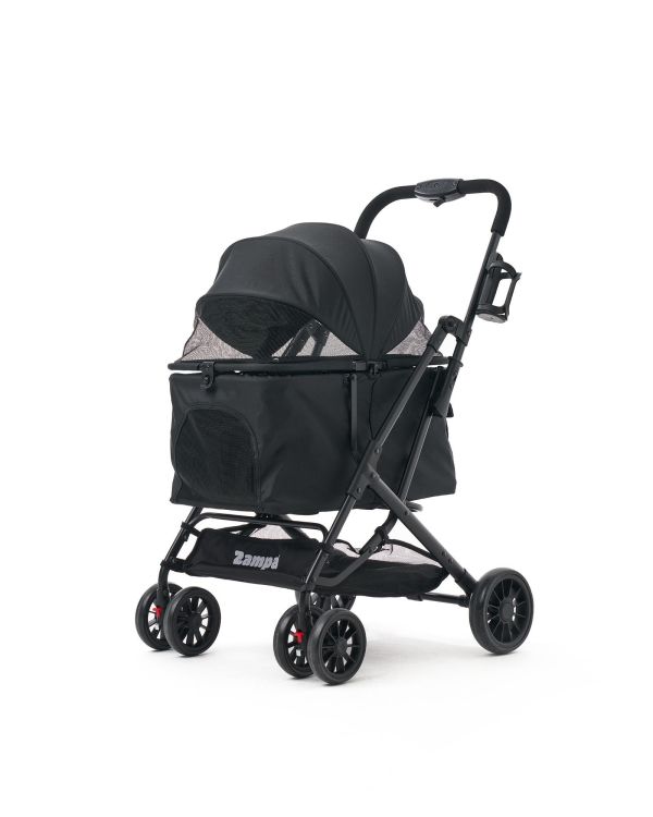 Zampa Flow Kedi & Köpek Arabası Siyah 53×73×97 cm (ZS-104-B)