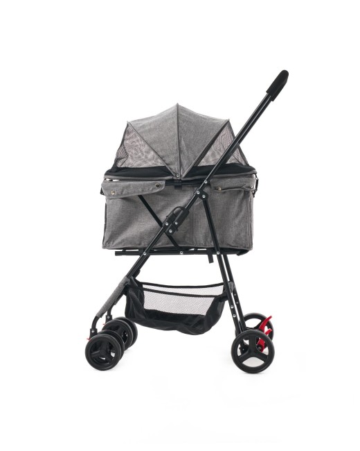 Zampa Flux Kedi & Köpek Arabası Gri 45×63×93 cm (ZS-102-1-G) - Thumbnail