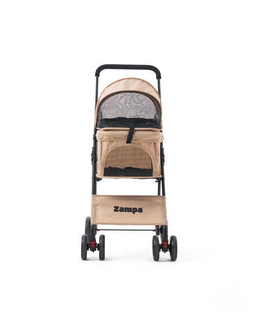 Zampa Flux Kedi & Köpek Arabası Kahverengi 45×63×93 cm (ZS-102-1-BR) - Thumbnail