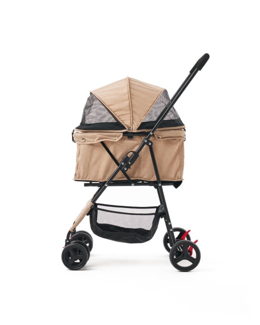 Zampa Flux Kedi & Köpek Arabası Kahverengi 45×63×93 cm (ZS-102-1-BR) - Thumbnail