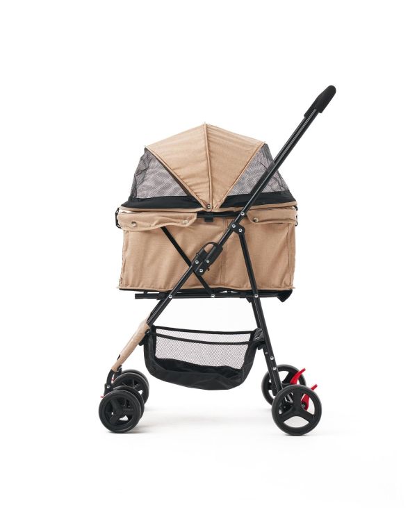 Zampa Flux Kedi & Köpek Arabası Kahverengi 45×63×93 cm (ZS-102-1-BR)