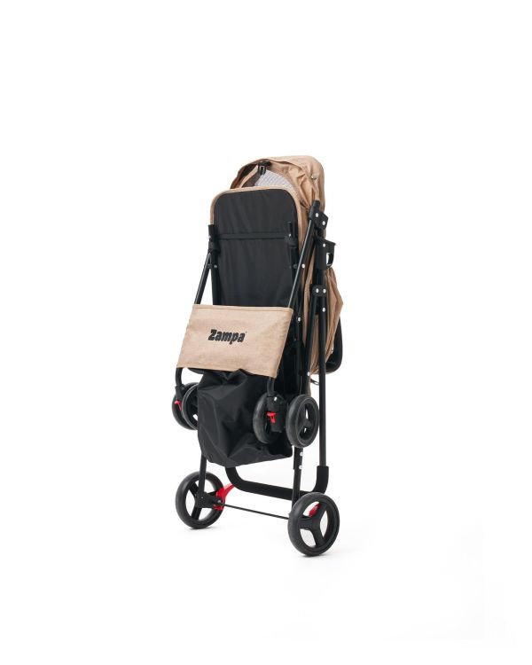 Zampa Flux Kedi & Köpek Arabası Kahverengi 45×63×93 cm (ZS-102-1-BR)