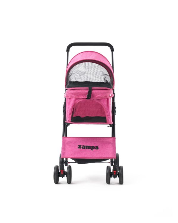 Zampa Flux Kedi & Köpek Arabası Pembe 45×63×93 cm (ZS-102-1-P)