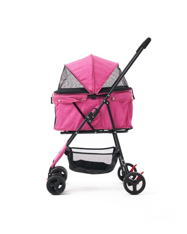 Zampa Flux Kedi & Köpek Arabası Pembe 45×63×93 cm (ZS-102-1-P)