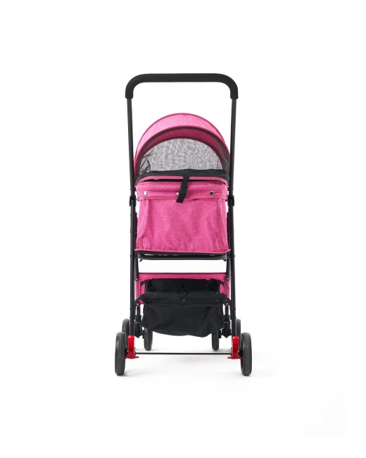 Zampa Flux Kedi & Köpek Arabası Pembe 45×63×93 cm (ZS-102-1-P) - Thumbnail