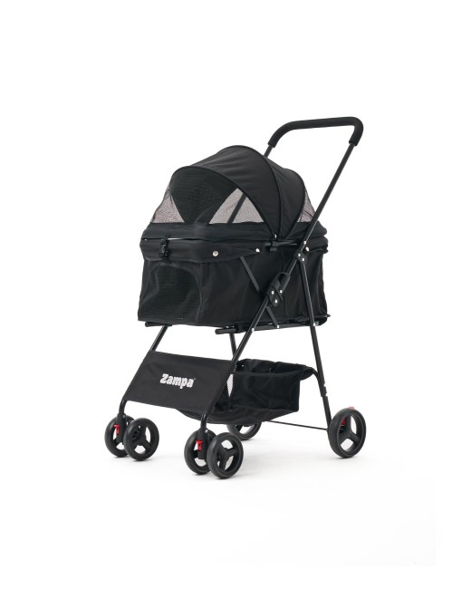 Zampa - Zampa Flux Kedi & Köpek Arabası Siyah 45×63×93 cm (ZS-102-1-B)