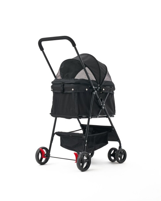 Zampa Flux Kedi & Köpek Arabası Siyah 45×63×93 cm (ZS-102-1-B) - Thumbnail