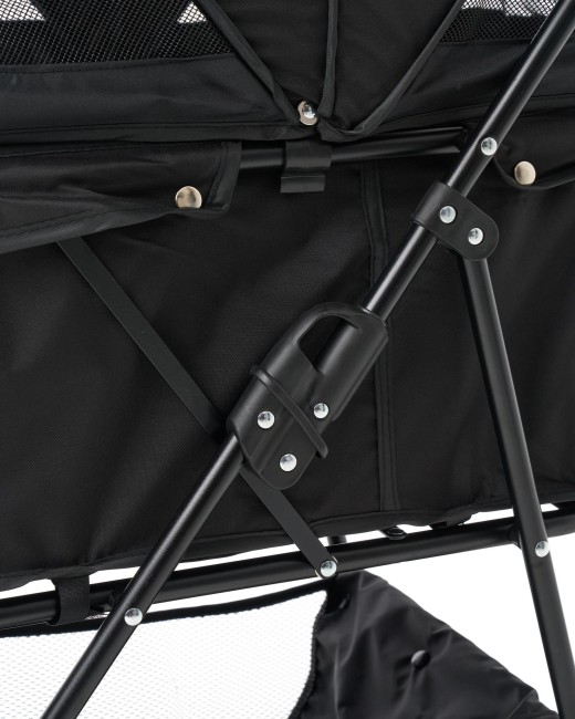 Zampa Flux Kedi & Köpek Arabası Siyah 45×63×93 cm (ZS-102-1-B) - Thumbnail