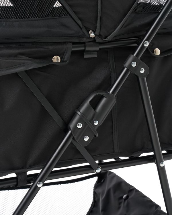 Zampa Flux Kedi & Köpek Arabası Siyah 45×63×93 cm (ZS-102-1-B)