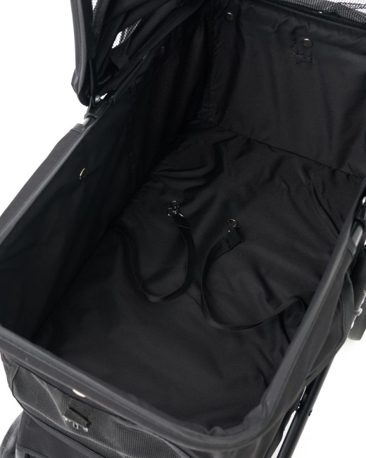 Zampa Flux Kedi & Köpek Arabası Siyah 45×63×93 cm (ZS-102-1-B) - Thumbnail