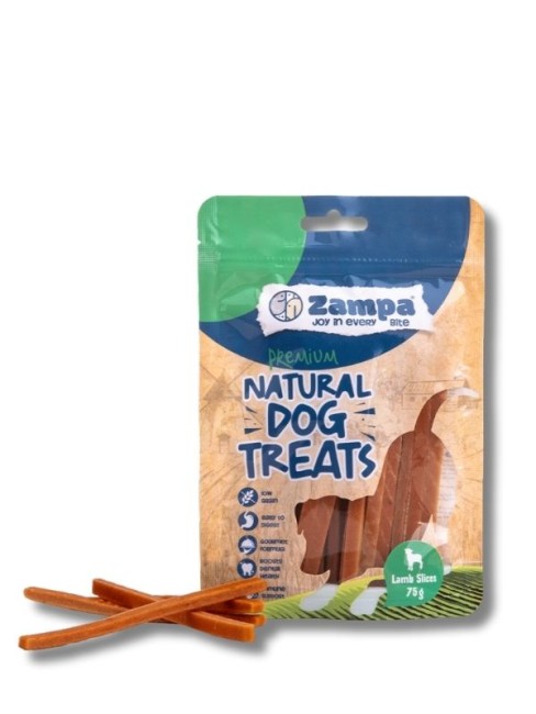 Zampa - Zampa Kuzu Etli Dilim Köpek Ödül Maması 75 gr