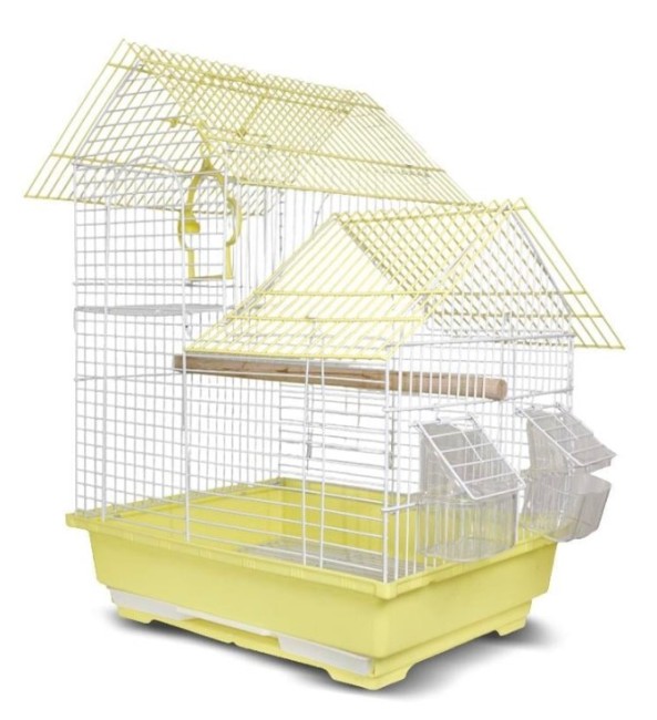 Zampa - Zampa Luna Kuş Kafesi 35x28x45(W412) 12 Li