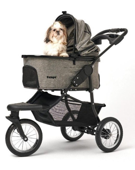 Zampa - Zampa Melona Kedi Köpek Arabası Gri SP05CST-G