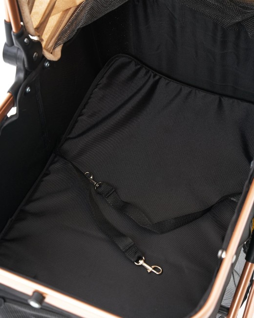 Zampa Mode Kedi & Köpek Arabası Haki 52×65×100 cm (ZS-301) - Thumbnail