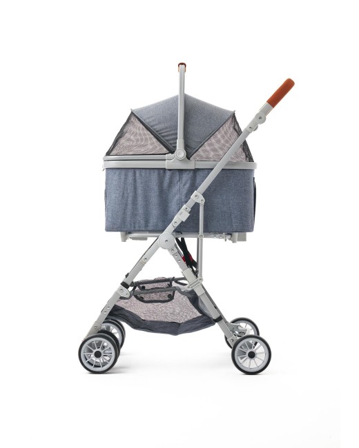 Zampa Move Kedi & Köpek Arabası Gri 51×66×98 cm (ZS-103-G) - Thumbnail