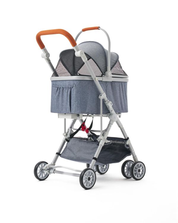 Zampa Move Kedi & Köpek Arabası Gri 51×66×98 cm (ZS-103-G)